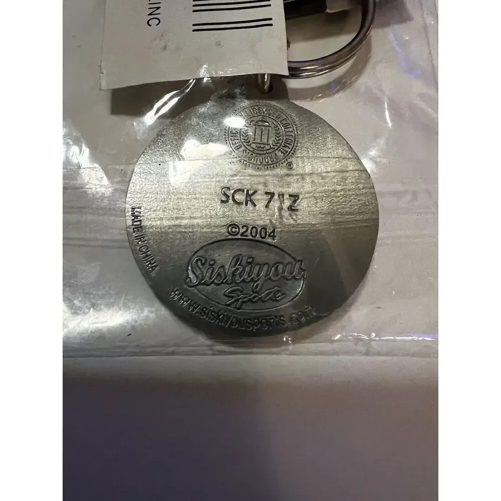Washington State Cougars Keychain Car Key Metal Silver Chain Ring NEW